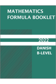 Matematics Formula booklet (Danish B-level)